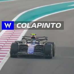 F1: Franco Colapinto, a todo o nada con el Williams en el circuito de Yas Marina