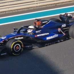 F1: Sainz giró en el Williams por primera vez