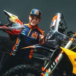 Dakar 2025: la joven promesa de KTM que estará a la sombra de los hermanos Benavides