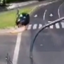 Se dio a conocer el video del accidente que provocó el fallecimiento de un turista en Recoleta