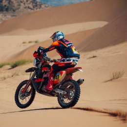 Dakar 2025: Kevin Benavides: "Fue una etapa muy mental y me fui dando ánimos para poder seguir"