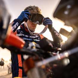 Dakar 2025: Luciano Benavides: "Ayer tuve una caída al inicio de la etapa y de ahí la luché hasta el final"