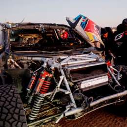 Dakar 2025: así quedó la Raptor de Carlos Sainz al terminar la Etapa de 48 Horas