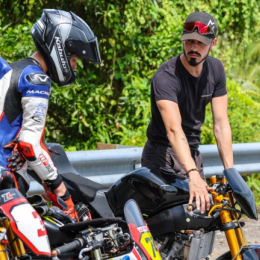 Valentín Perrone y una intensa preparación de cara al debut en Moto3