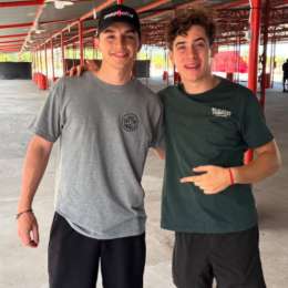 Iansa y Colapinto se cruzaron en el kartodromo de Zárate