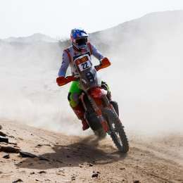 Dakar 2025: Docherty sorprendió en el Empty Quarter y Benavides fue 16 en la Etapa 10