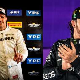 El día que se cruzaron los caminos de Matías Rossi y Lewis Hamilton