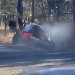 WRC: Tanak pudo continuar pese a un tremendo golpe en Montecarlo