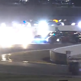 El Cadillac puntero provocó un accidente múltiple en las 24 Horas de Daytona