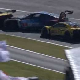 IMSA: Varrone protagonizó una polémica maniobra en el cierre de las 24 Horas de Daytona
