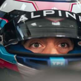 F1: Colapinto probó por primera vez la butaca de Alpine