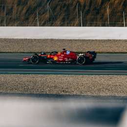 F1: Hamilton se accidentó en el segundo día de test con Ferrari en Barcelona