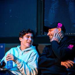 El encuentro entre Franco Colapinto y el Kun Agüero en un torneo de pádel