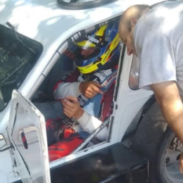 Ortelli volvió a subirse a un auto de carrera
