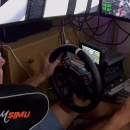 Guillermo Ortelli sigue vigente: Su hijo lo grabó girando en el simulador