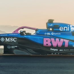 F1: salió a pista por primera vez el Alpine A525 en Bahrein