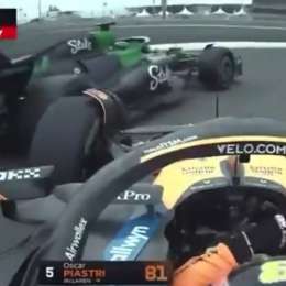 F1: ¡Primer toque! Piastri y Hulkenberg se rozaron en los test de Bahréin