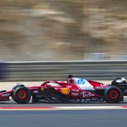 F1: Leclerc y Ferrari, los más rápidos en el inicio del último día de tests en Bahrein