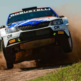 Rally Argentino: Robustelli marcó el ritmo del viernes en Pagos del Tuyú