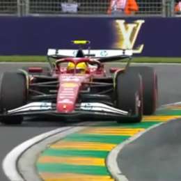 F1: el susto que protagonizó Hamilton antes de cerrar el entrenamiento en Australia