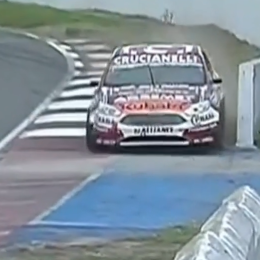 TN APAT: ¡Al límite! Ciantini y una salvada milimétrica para no pegarle al muro en el Cabalén