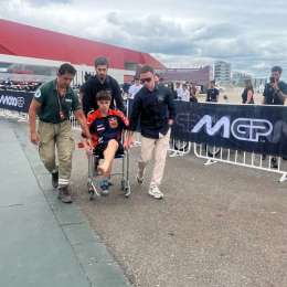 Moto3: revelaron la lesión que sufrió Valentín Perrone en la final del GP de Argentina
