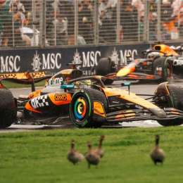 F1: ¡Desde la tribuna! Así se vivió el despiste de Norris y Piastri en el GP de Australia