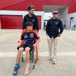 Moto3: Perrone comenzó su rehabilitación y sueña con llegar al GP de Las Américas