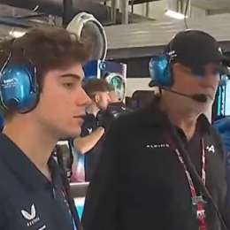 La imagen de Colapinto que mostró la F1 en pleno quedo de Doohan