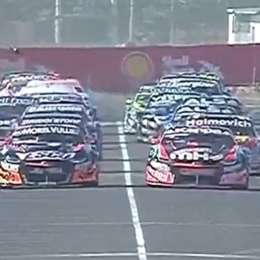 TC: así fue el duelo entre Canapino y Aguirre en la largada de la 1ra serie en Neuquén