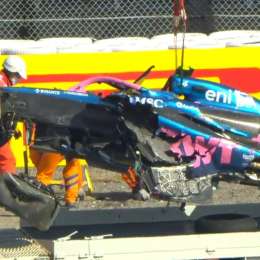 F1: así quedó el Alpine de Doohan luego del accidente