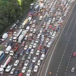 Caos en la autopista Richieri: embotellamiento y demoras por protestas del Sindicato de Trabajadores del Peaje