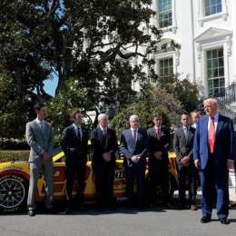 Trump y Penske en la Casa Blanca