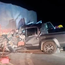 Brutal choque en Santa Fé: dos muertos y un herido grave