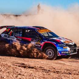 Rally Argentino: Gastón Pasten lidera después de la primera etapa de la Vuelta de la Manzana