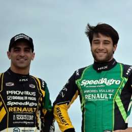 El gesto de Chapur con Faín tras su mejor resultado en el Turismo Carretera