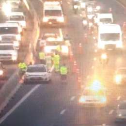 Un hombre intentó cruzar la autopista Buenos Aires-La Plata y fue atropellado