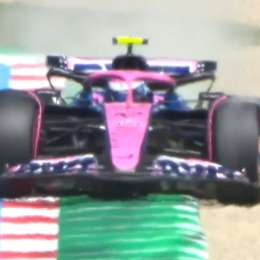 F1: Franco Colapinto, al límite con el Alpine en la FP1 en Imola