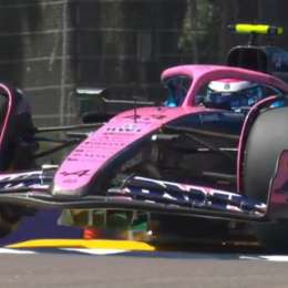 F1: el espectacular plano de Colapinto durante la FP1 en Imola