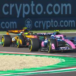 F1: Norris se encontró con Colapinto en pista y no pudo cerrar su vuelta rápida