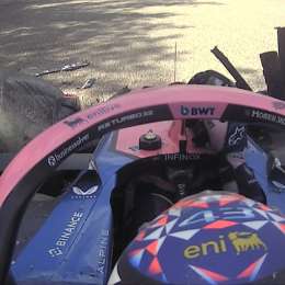 F1: en su primera qualy con Alpine, Colapinto sufrió un accidente y largará 15° el GP de Emilia-Romagna