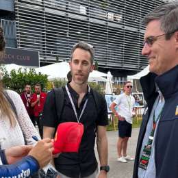 F1: Carman y Baca, presentes en Imola para apoyar a Colapinto