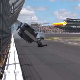 IndyCar: comienzo accidentado de la clasificación de la Indy500, se pegó Colton Herta