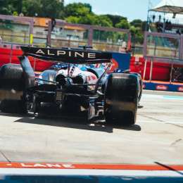 F1: Alpine trabaja en la reparación del auto de Colapinto tras su choque en la qualy
