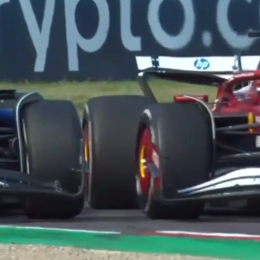 F1: Leclerc y Albon se sacaron chispas en el cierre del GP de Emilia Romagna