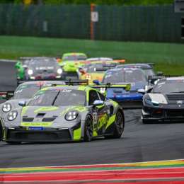 GT Cup Europe: un problema lo dejó con las manos vacías a Viel Bugliotti en Spa