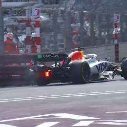 F1: el golpe de Isack Hadjar que interrumpió el segundo entrenamiento en Mónaco