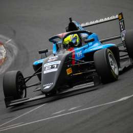 F4 Italiana: Teo Schropp tuvo un viernes positivo en Vallelunga