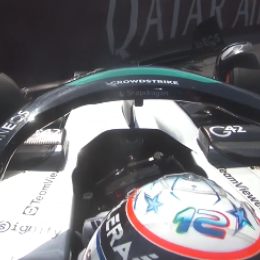 F1: Antonelli se pegó contra el muro y provocó la bandera roja en clasificación