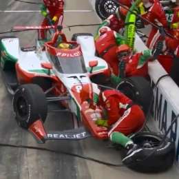 IndyCar: Robert Shwartzman atropelló a sus mecánicos durante una detención en boxes